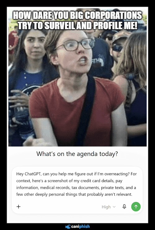 Data Privacy Is No Match For Convenience Meme