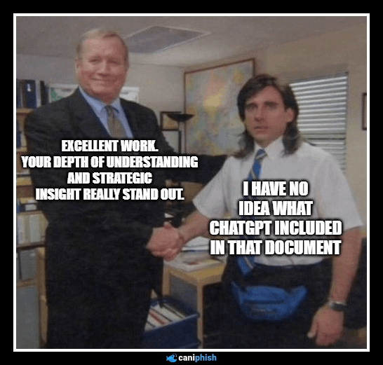 ChatGPT Got Me a Promotion Meme