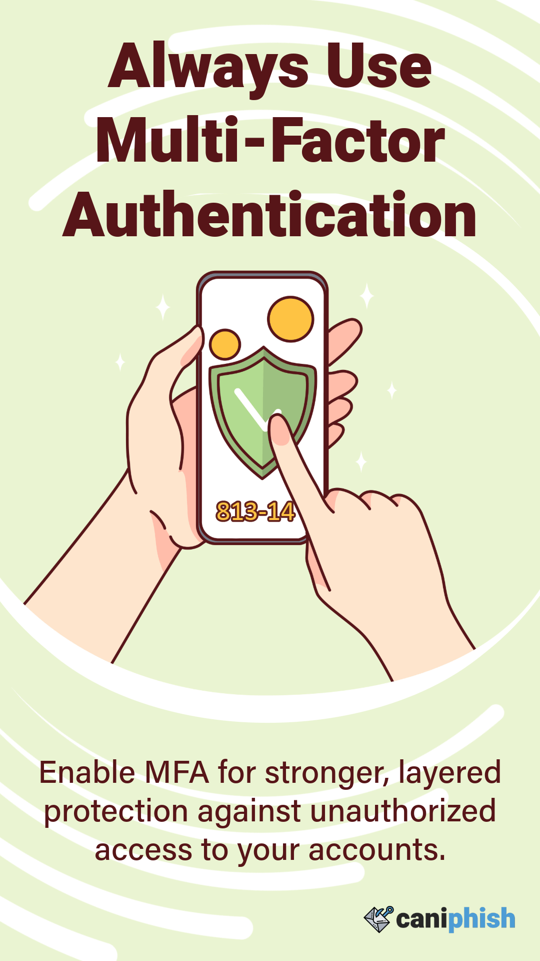 Poster depicting why multi-factor authentication is important.
